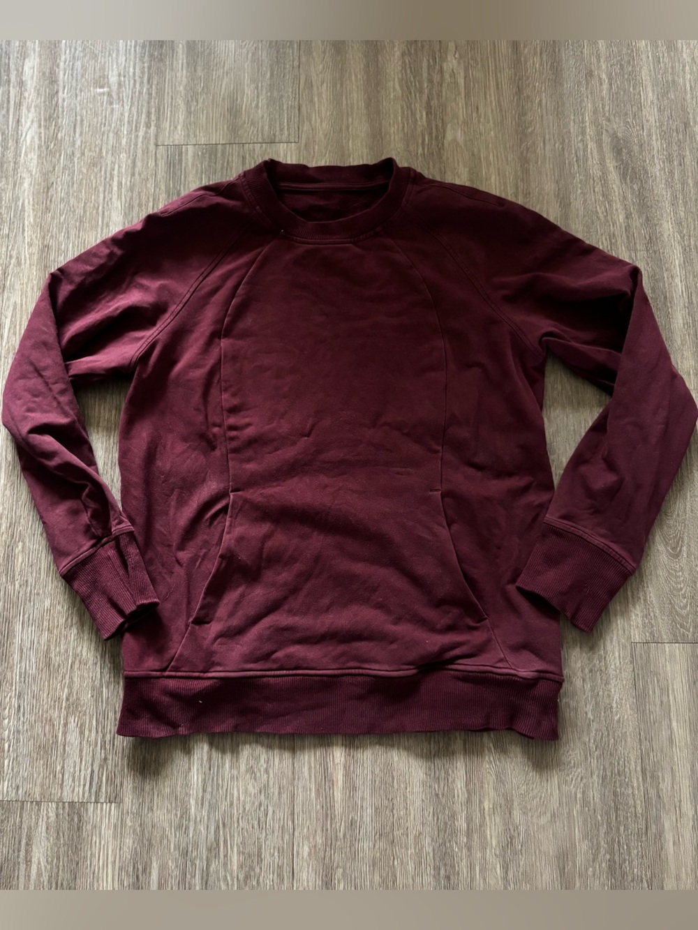 lululemon athletica Women's Crewneck Sweater in Burgundy